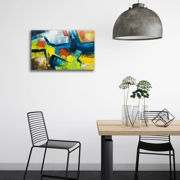 Legendarte - Målning, Tryck på duk - En lysande blomma cm. 50x70