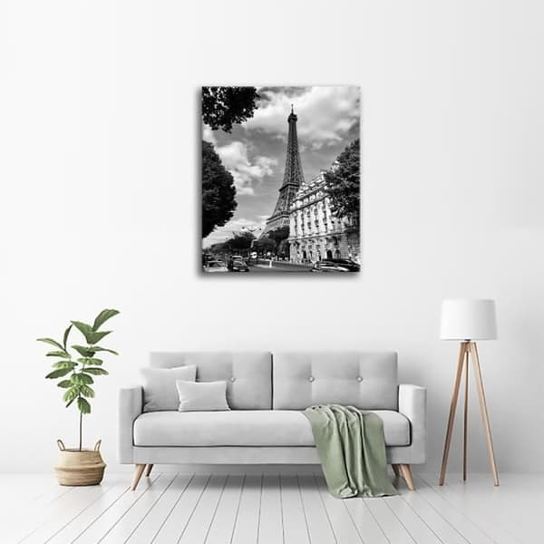 Legendarte - Målning, Tryck på duk - Paristornet cm. 60x75