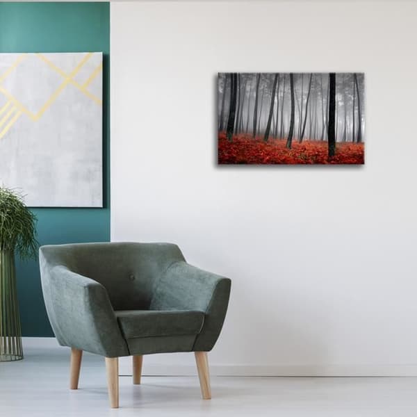 Legendarte - Målning, Tryck på duk - Välmående undervegetation cm. 60x90
