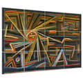 Miniatyrbild 2 av 4: Legendarte - Multi Panel Painting Radiation and Rotation - Paul Klee cm. 150x200 (12 paneler)