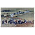 Miniatyrbild 1 av 4: Legendarte - Målning, tryck på duk - Utsikt över körsbärsblomman - Katsushika Hokusai cm. 50x80