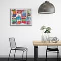 Miniatyrbild 2 av 4: Legendarte - Målning, Tryck på duk - Set med burkar cm. 50x60