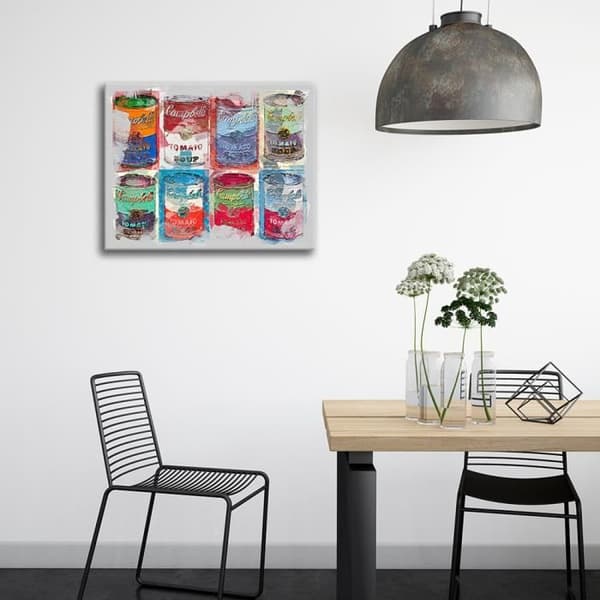 Legendarte - Målning, Tryck på duk - Set med burkar cm. 50x60