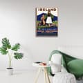 Miniatyrbild 3 av 4: Legendarte - Vintage Irland turistaffisch - målning, canvastryck cm. 50x70