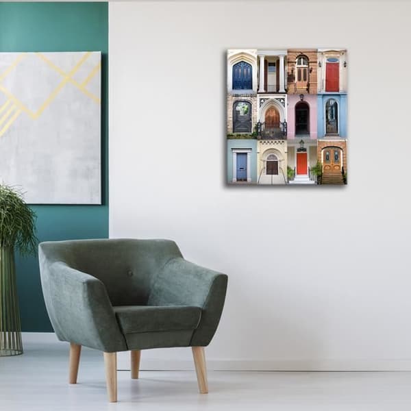 Legendarte - Målning, Tryck på duk - Många dörrar cm. 50x60