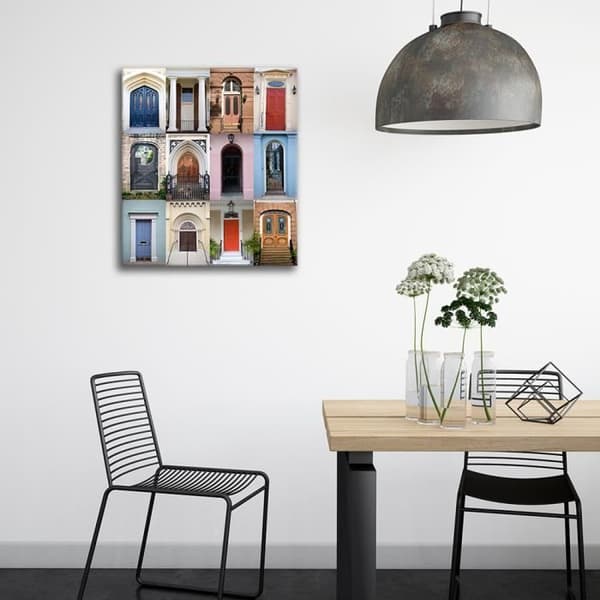 Legendarte - Målning, Tryck på duk - Många dörrar cm. 50x60