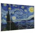 Miniatyrbild 2 av 4: Legendarte - Starry Night Multi Panel Målning - Vincent Van Gogh cm. 150x200 (12 paneler)