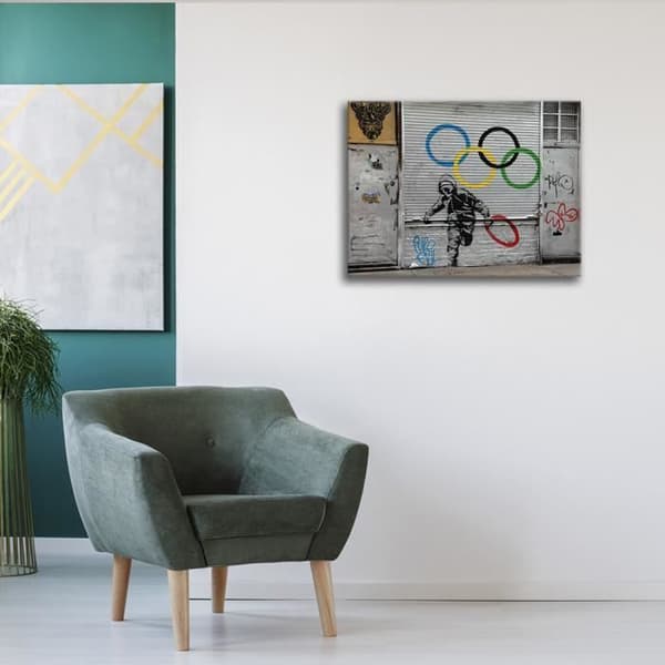 Legendarte - Målning, Tryck på duk - Olympic Flight cm. 50x60
