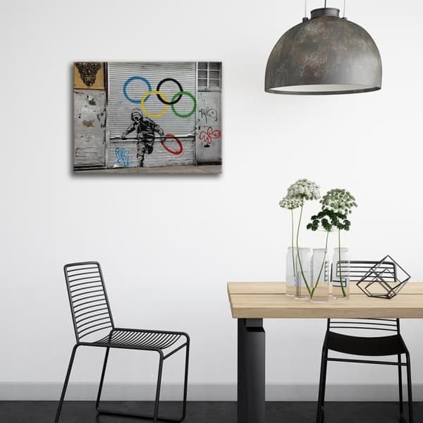 Legendarte - Målning, Tryck på duk - Olympic Flight cm. 50x60