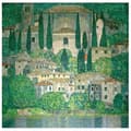 Miniatyrbild 1 av 4: Legendarte - Målning, tryck på duk - Church Of Cassone Gustav Klimt cm. 50x50