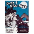 Miniatyrbild 1 av 4: Legendarte - Vintage Music Cover Under A Texas Moon - Målning, tryck på duk cm. 50x70