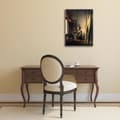Miniatyrbild 3 av 4: Legendarte - Målning, tryck på duk - Läsljuset vid fönstret - Jan Vermeer cm. 50x70