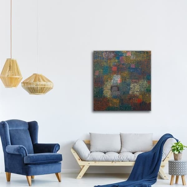 Legendarte - Målning, Tryck på duk - Färger på avstånd - Paul Klee cm. 55x60