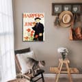 Miniatyrbild 2 av 4: Legendarte - Vintage reklamaffisch Harper'S juni 1895 - målning, tryck på duk cm. 50x70