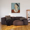 Miniatyrbild 2 av 4: Legendarte - Målning, Tryck på duk - Frida Kahlo - Magda Pach cm. 50x60