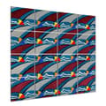 Miniatyrbild 2 av 4: Legendarte - Multi Panel Painting Kunstgewerbliche Schmuckformen fur die Flache Pl 41 - Christian Stoll cm. 200x200 (16 paneler)