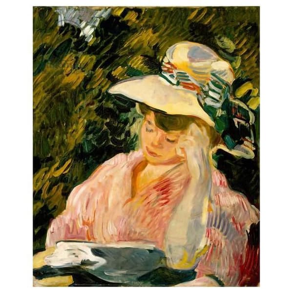 Målning, Canvastryck - Madame Valtat - Louis Valtat - Väggdekoration - 40x50cm