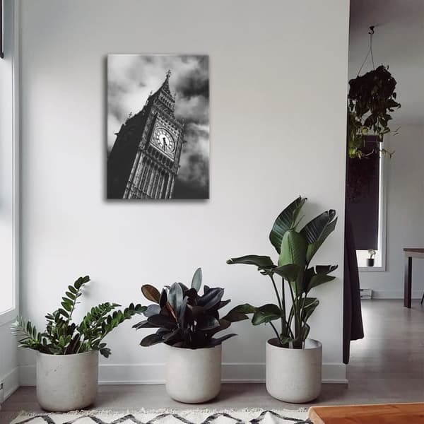 Legendarte - Målning, Tryck på duk - The Big Ben cm. 60x90