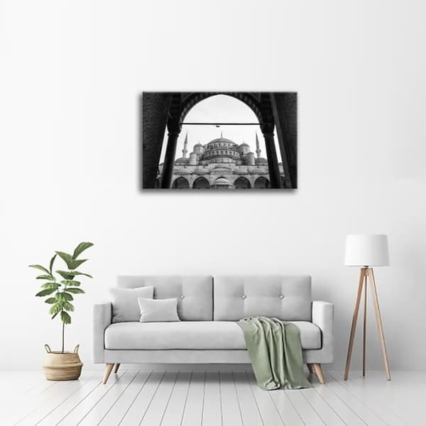 Legendarte - Målning, tryck på duk - Blå moskén (Sultanahmet Camii) cm. 60x90