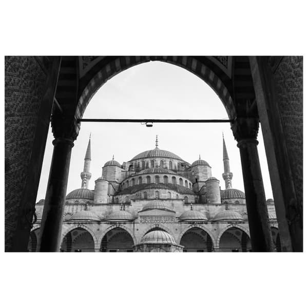 Legendarte - Målning, tryck på duk - Blå moskén (Sultanahmet Camii) cm. 60x90