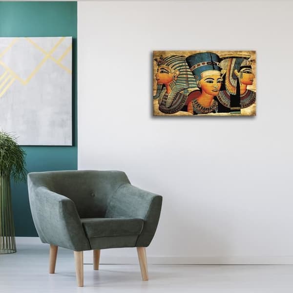 Legendarte - Målning, tryck på duk - Faraonernas land cm. 80x100