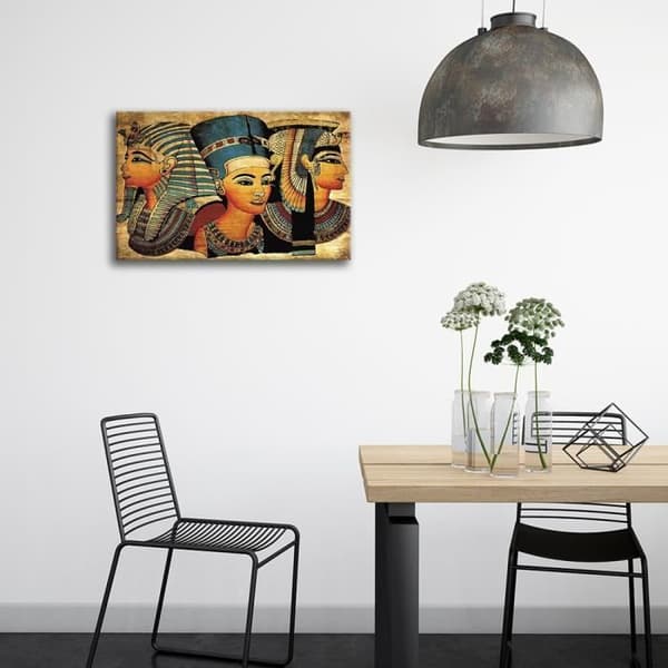 Legendarte - Målning, tryck på duk - Faraonernas land cm. 80x100