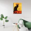 Miniatyrbild 3 av 4: Legendarte - Vintage Artistic Poster Tour of the Black Cat - Målning, tryck på duk cm. 50x70