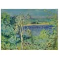 Miniatyrbild 1 av 4: Legendarte - Målning, tryck på duk - Seinen i Vernon (La Risée Sur La Riviére) - Pierre Bonnard cm. 60x80