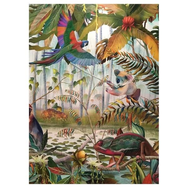 Tavla, Canvastavla - Jungle in the Sun 2 - 50x70cm