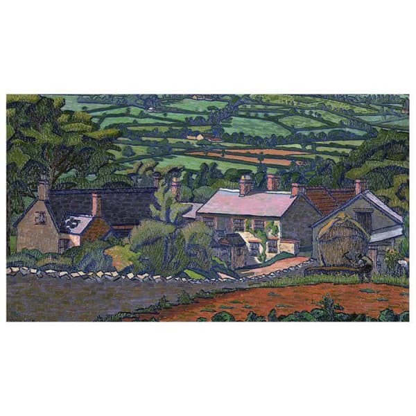 Målning, Canvastryck - Clayhidon - Charles Ginner - Väggdekoration - 40x70cm