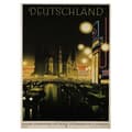 Miniatyrbild 1 av 4: Legendarte - Vintage Deutschland Tourist Poster - Målning, Canvastryck cm. 50x70