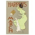 Miniatyrbild 1 av 4: Legendarte - Tavla, Tryck På Duk - Harper's Mars 1895 - Edward Penfiel cm. 40x60