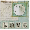 Miniatyrbild 1 av 4: Legendarte - Målning, Tryck på duk - Pieces Of Love cm. 90x90