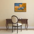 Miniatyrbild 2 av 4: Legendarte - Målning, Tryck på duk - La Méridienne Eller La Siesta Vincent Van Gogh cm. 50x60