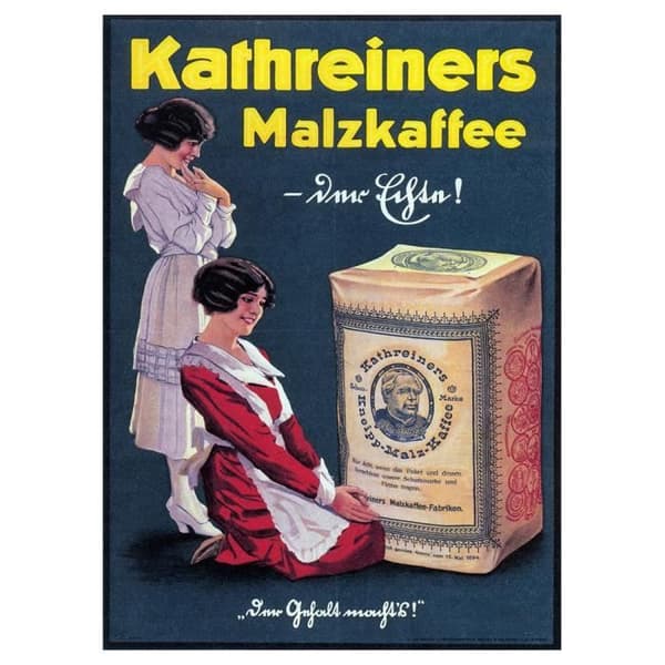Legendarte - Vintage reklamaffisch Kofler Skönhetsprodukter - Målning, tryck på duk cm. 50x70
