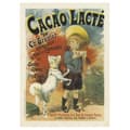 Miniatyrbild 1 av 4: Legendarte - Vintage konstnärlig affisch Cacao Lacté - Målning, tryck på duk cm. 50x70