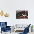 Miniatyrbild 3 av 4: Legendarte - Målning, Tryck på duk - Blomsterkast - Eugène Boudin cm. 60x80