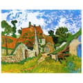 Miniatyrbild 1 av 4: Legendarte - Målning, tryck på duk - Rue D'Auvers-Sur-Oise Vincent Van Gogh cm. 80x100