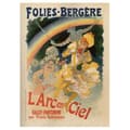 Miniatyrbild 1 av 4: Legendarte - Folies Bergére Vintage Konstnärlig affisch - Målning, tryck på duk cm. 50x70