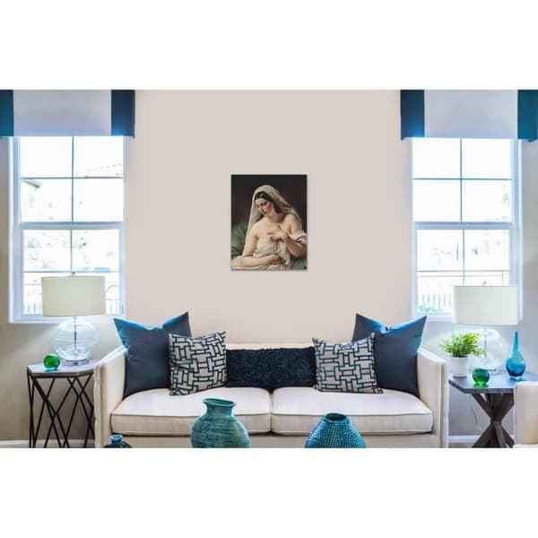 Målning, Canvastryck - Odalisque - Väggdekoration - 40x50cm