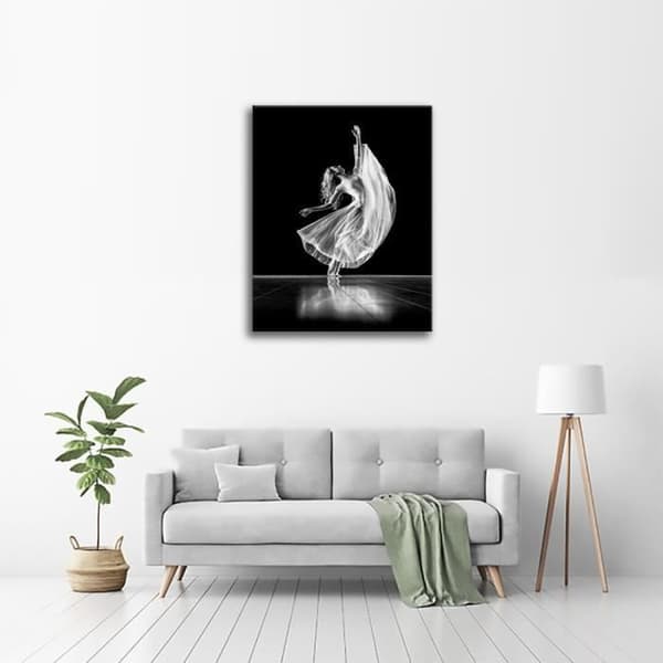 Legendarte - Målning, Tryck på duk - Dans på tåspetsar cm. 60x80