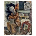 Miniatyrbild 1 av 4: Målning, Canvastryck - Poetens dröm - Alberto Savinio - Väggdekoration - 40x50cm