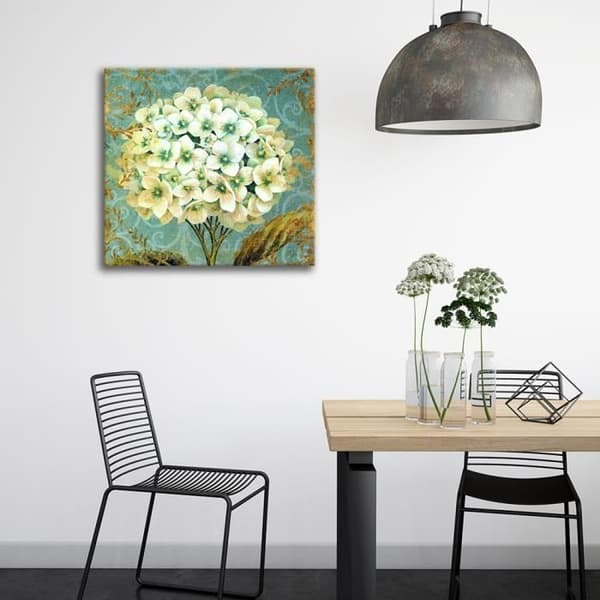 Legendarte - Målning, Tryck på duk - Hortensia cm. 90x90