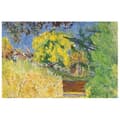 Miniatyrbild 1 av 4: Legendarte - Målning, Tryck på duk - Trappa i konstnärens trädgård - Pierre Bonnard cm. 40x60