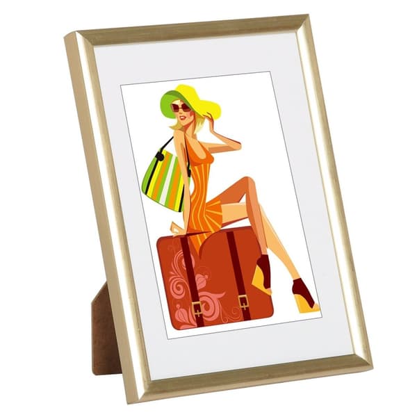 Rootz Picture Frame Gallery - Tyylikäs valokuvanäyttö - Art Showcase - Muistinsäilytin - Valokuvateline - Visuaalinen tarinankertoja - Kulta - Saatavi