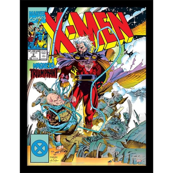 X-Men Triumphant Magneto Framed Poster Multicoloured 40cm x 30cm