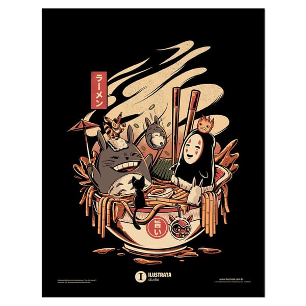 Ilustrata Ramen Pool Party Framed Poster