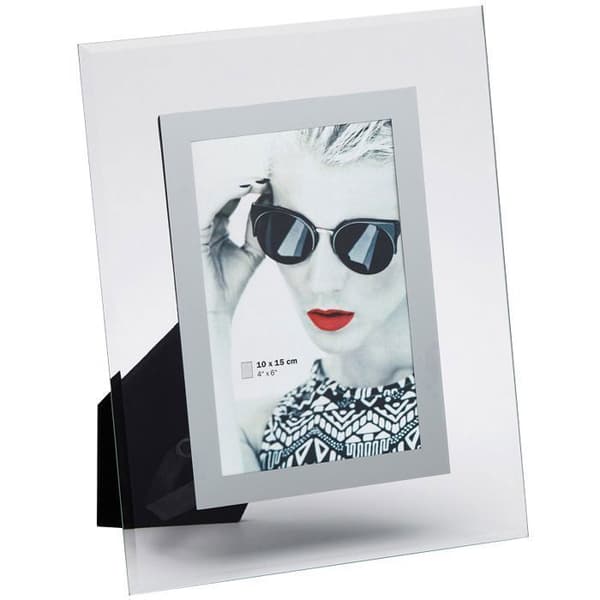 Fotoram - Walther - Manu - Glas - Silverbård - 13x18 cm