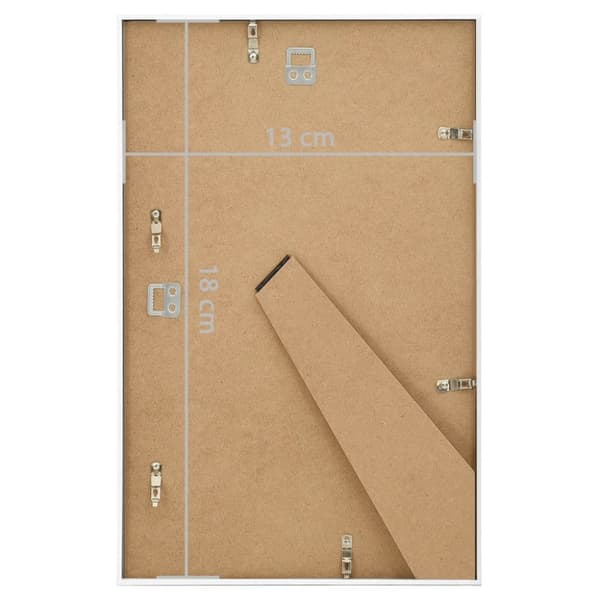 Valokuvakehyskollaasi 5 kpl seinälle/pöydälle valk. 13x18cm MDF