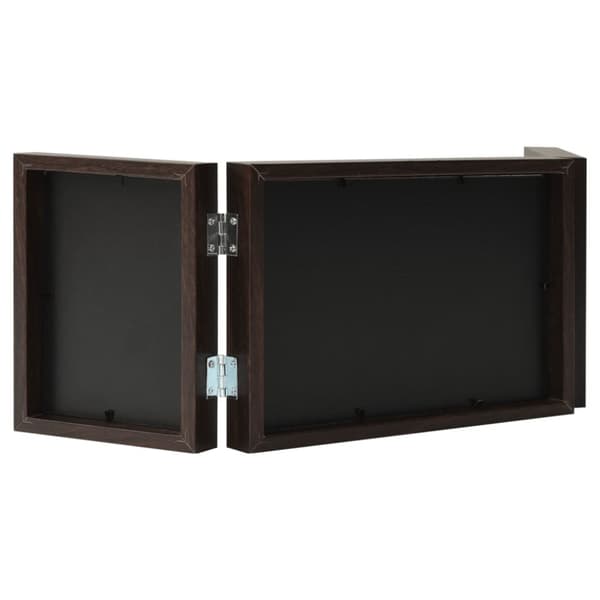 folderamme til 3 billeder 28x18 cm + 2x(13x18 cm) Mørkebrun